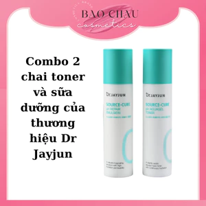Combo 2 chai toner và sữa dưỡng của thương hiệu Dr Jayjun