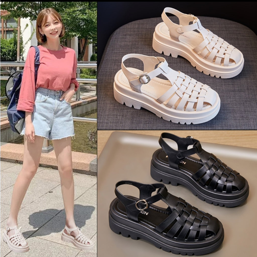 Beatiful girl - giày xăng đan chiến binh, sandal nữ quai rọ đế PU nhẹ ...