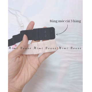 Set đồ lót thun cotton viền hồng và đen - Alma Bra - Mimi House - Hàng handmade