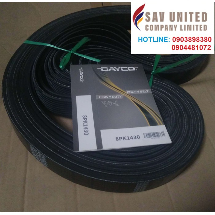 Dây curoa chính hãng DAYCO 8PK1430 BELT | Shopee Việt Nam