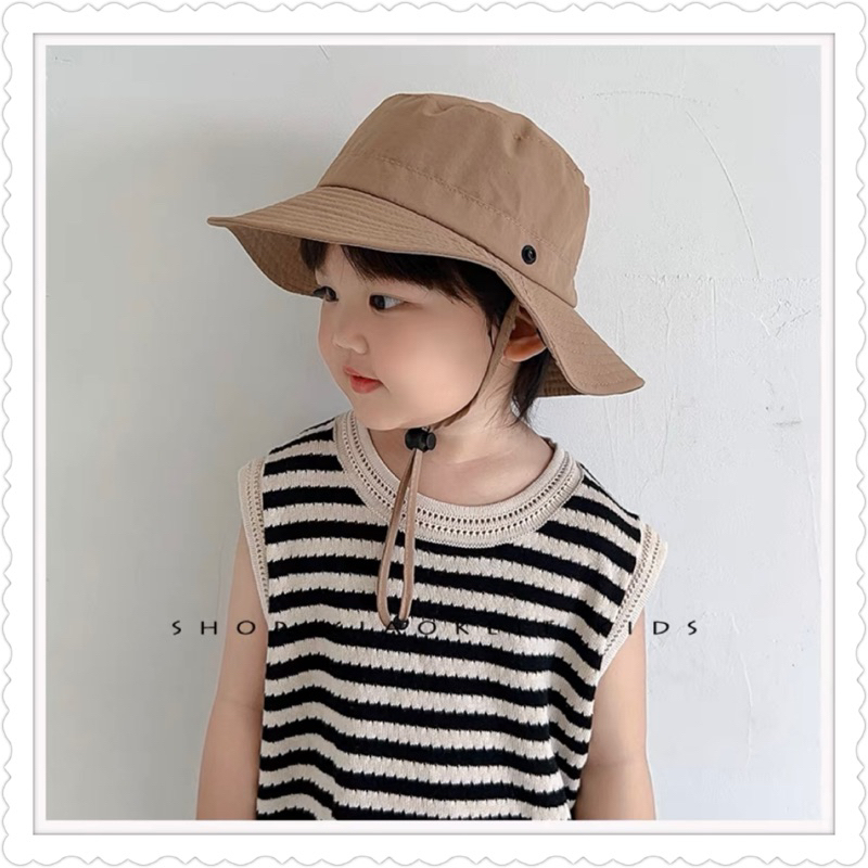 Mũ trẻ em rộng vành chống nắng cao bồi cho bé trai , phù hợp 8 tuổi trở lên