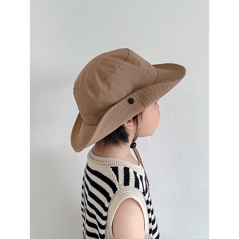 Mũ trẻ em rộng vành chống nắng cao bồi cho bé trai , phù hợp 8 tuổi trở lên