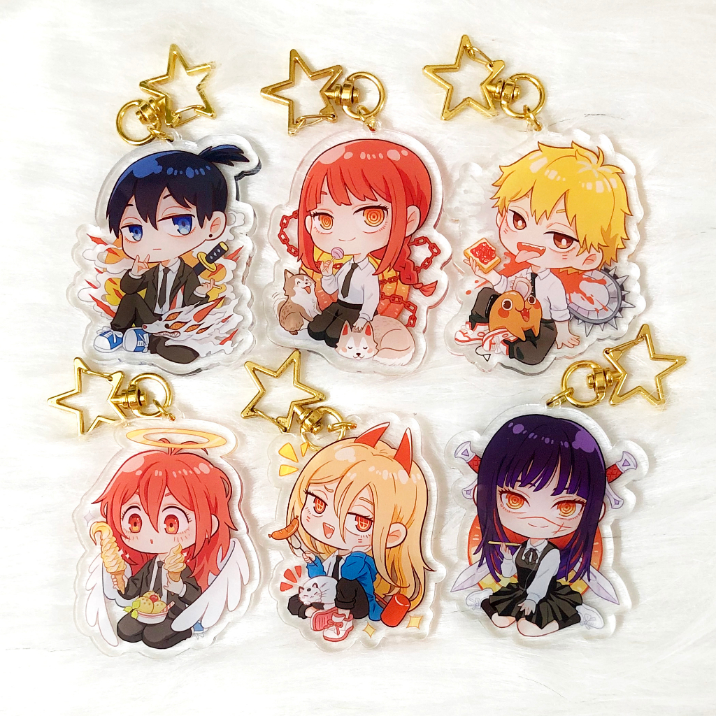 Chainsaw man - Keychain - 6cm - Sẵn hàng | Shopee Việt Nam