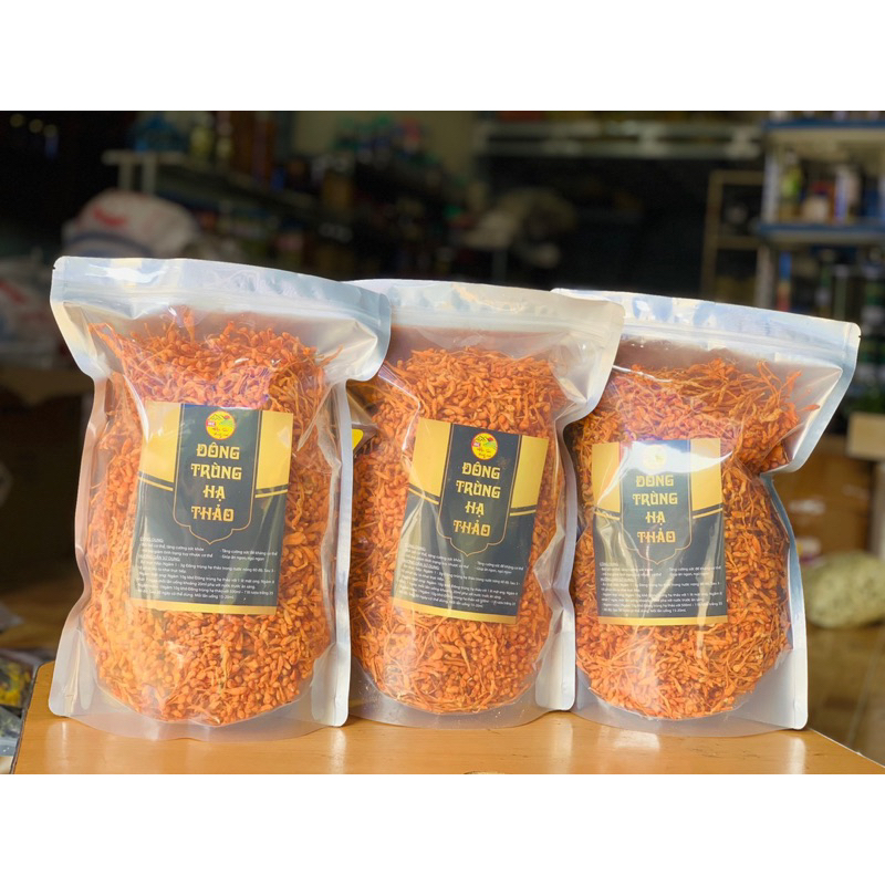 Đông trùng hạ thảo sấy khô bồi dưỡng cơ thể hỗ trợ sức khỏe làm đẹp (date mới 500gr)