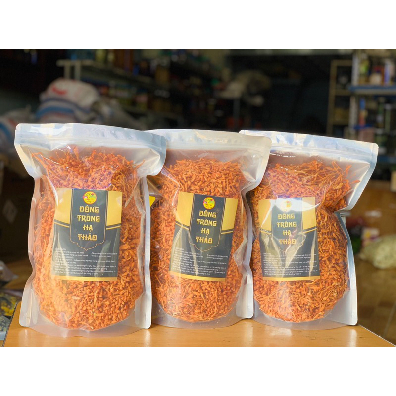 Đông trùng hạ thảo sấy khô bồi dưỡng cơ thể hỗ trợ sức khỏe làm đẹp (date mới 500gr)