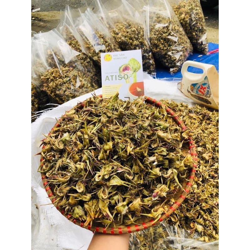 BÔNG ATISO KHÔ LOẠI 1 - GIÚP THANH NHIỆT , GIẢI ĐỘC - THÍCH HỢP CHO NGƯỜI BỊ NÓNG VÀ MỤN NHỌT (500gr)