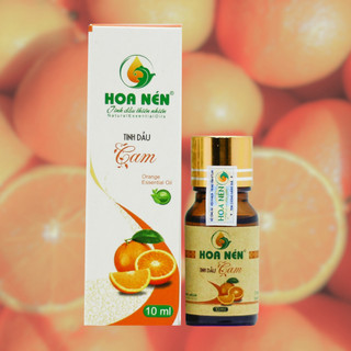 Tinh dầu Cam nguyên chất - Hoa Nén - Thơm dịu ngọt, thư giãn - Dùng thử 3ml