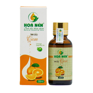 Tinh dầu Cam nguyên chất - Hoa Nén - Thơm dịu ngọt, kh.ử mùi, gi.ảm ẩm mốc, đuổi muỗi - 30ml