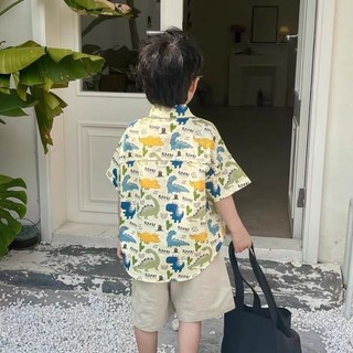 Đồ du lịch hè đi biển bé trai hàng quảng châu cho bé từ 1 - 8 tuổi phong cách Hàn Quốc