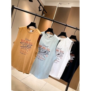 Áo Tank Top Sát Nách Thời Trang Thoáng Mát . Chất Liệu Cotton Thấm Hút 4 Chiều