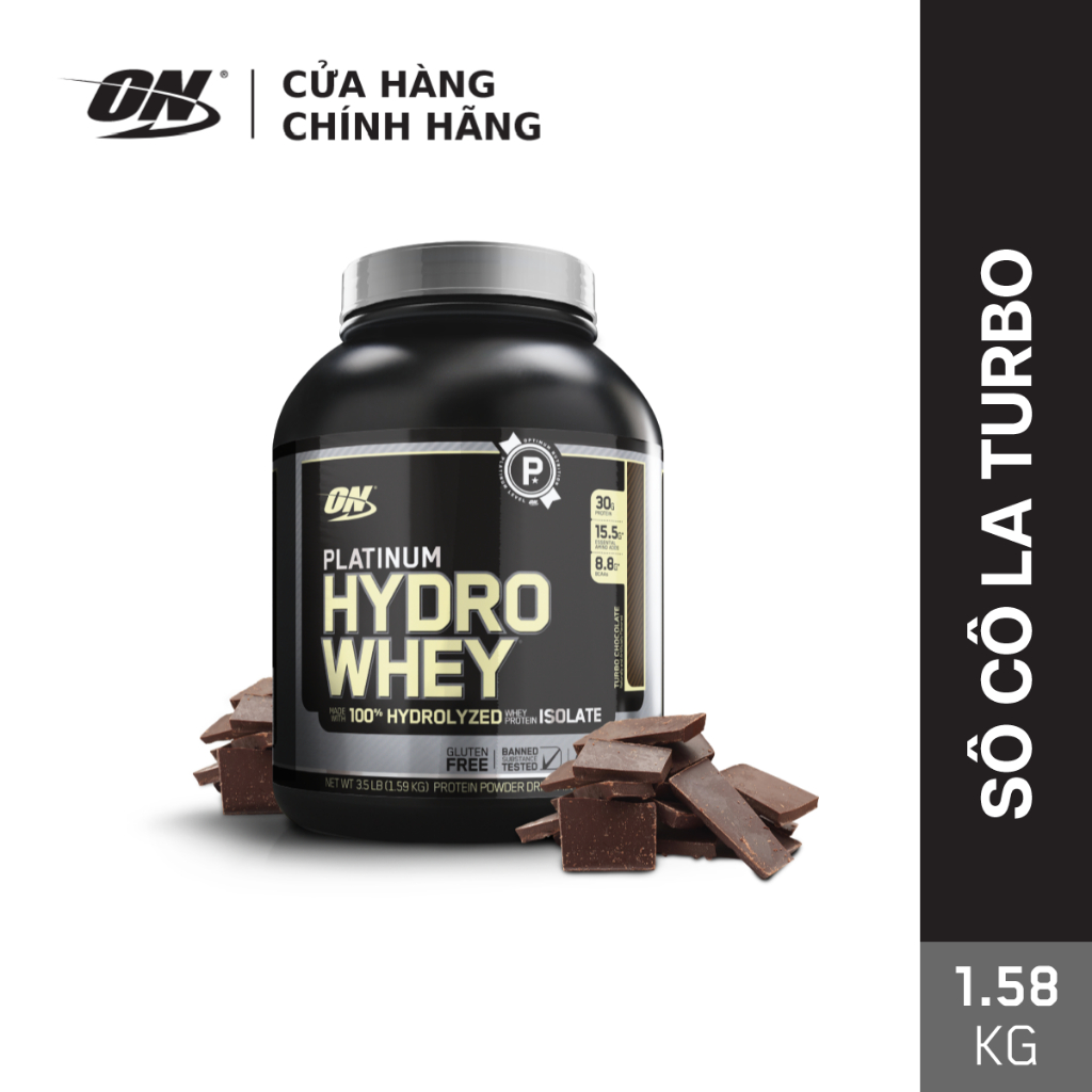 Tăng Cơ Optimum Nutrition Platinum Hydrowhey 100 Hydrolyzed Whey Protein Isolate Powder 3 5lb