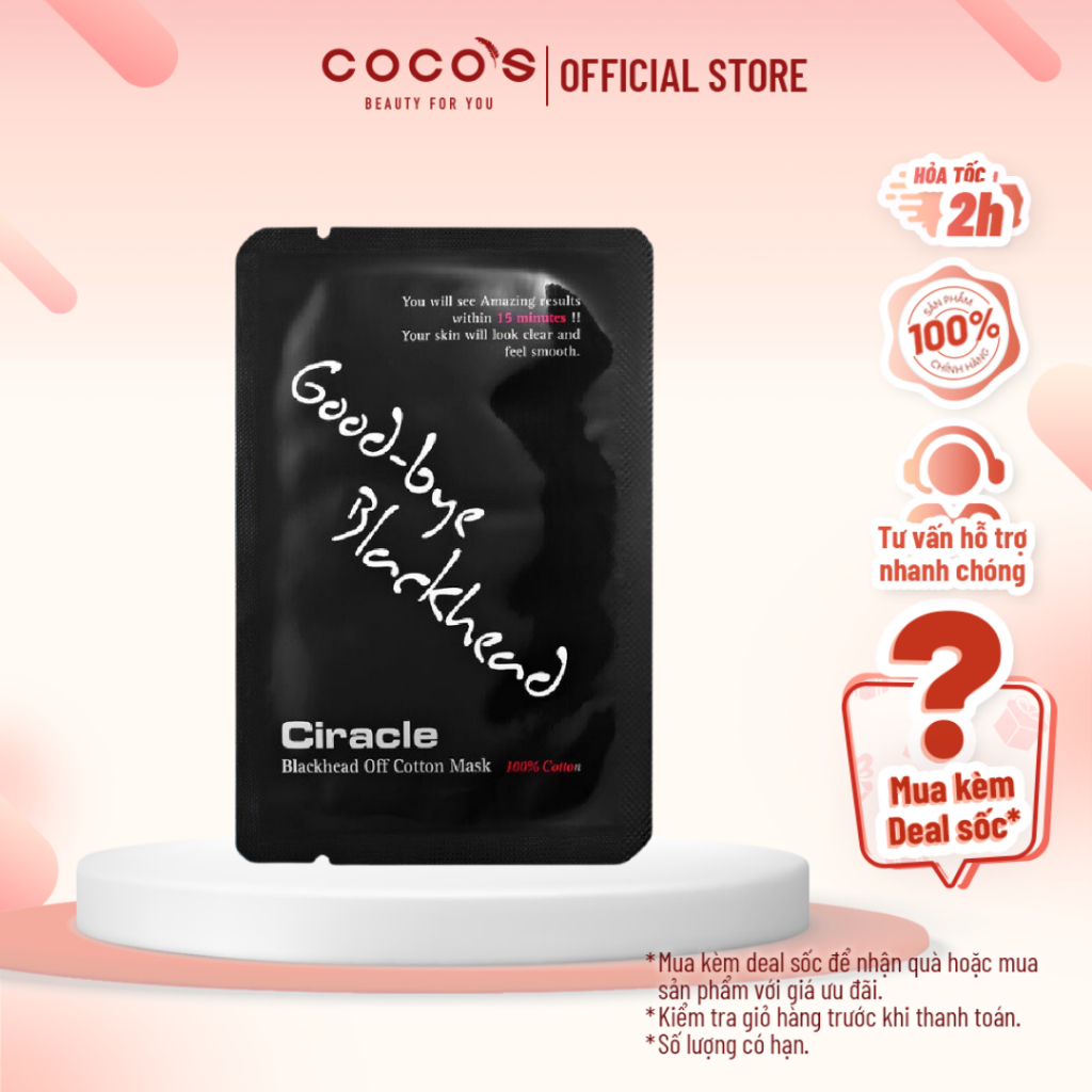[MIẾNG LẺ] Mặt Nạ Mũi Ciracle Good Bye Blackhead Cotton Mask, Mặt Nạ ...