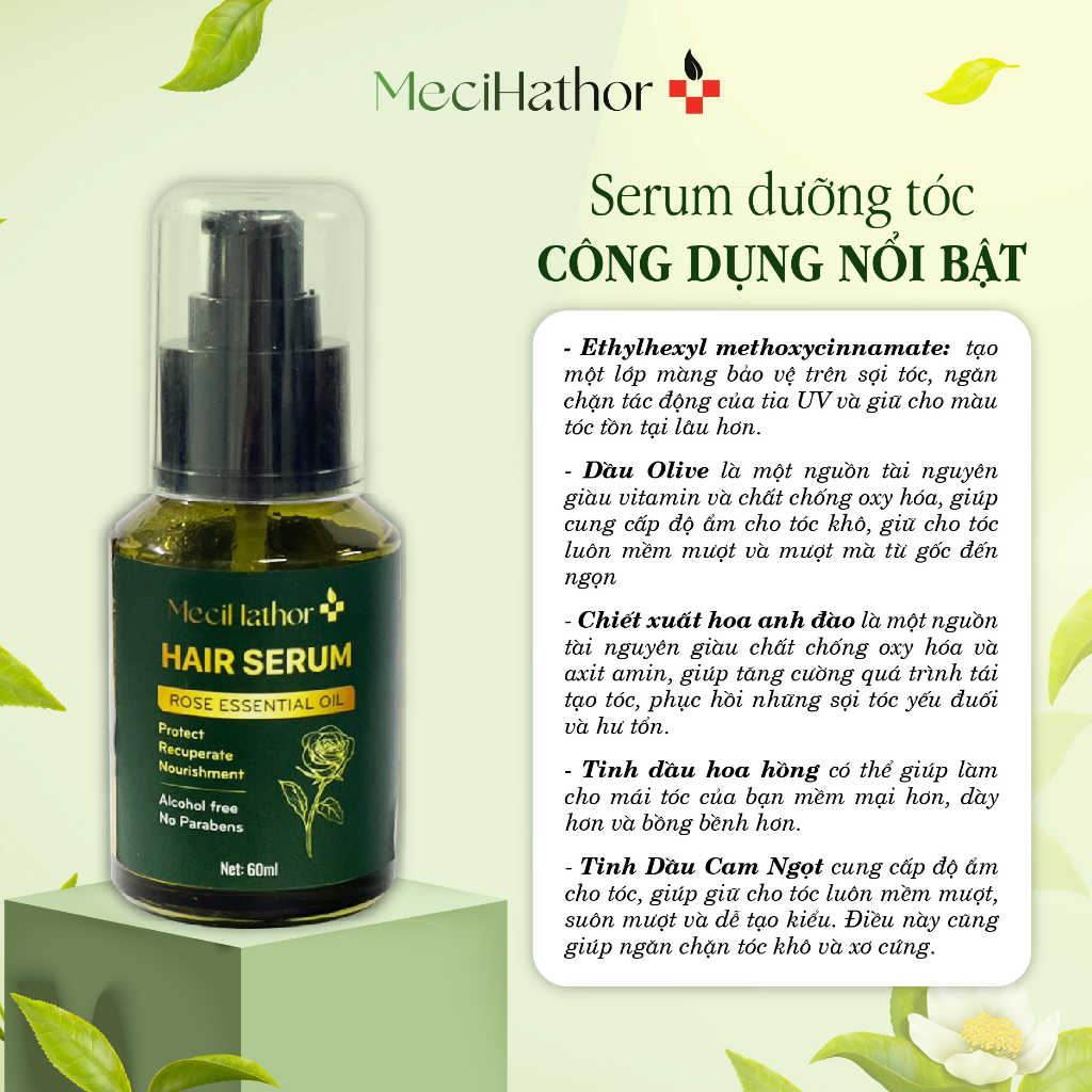 Công dụng của Serum dưỡng tóc