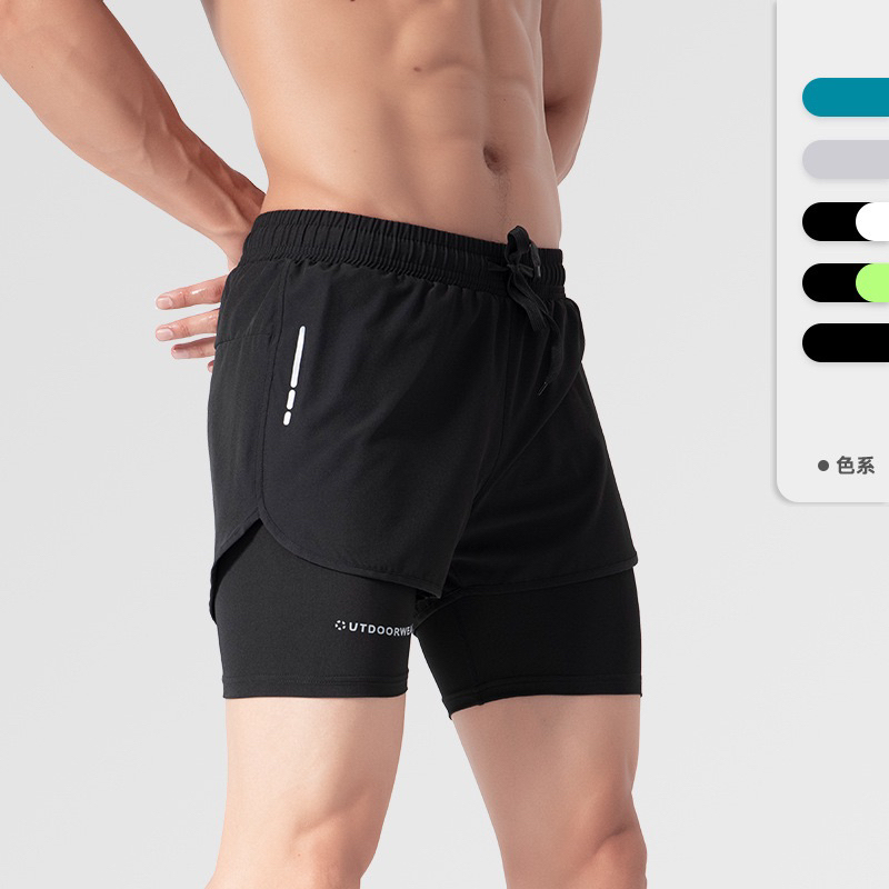 🆘LOẠI ĐẸP🆘 Quần đùi nam thể thao hai lớp, quần bơi nam chống thấm nước chơi tennis, bóng rổ, tập gym, chạy bộ