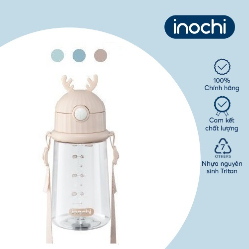 Bình nước trẻ em GOKI RUDY Inochi 450ml nhựa Tritan an toàn cho bé