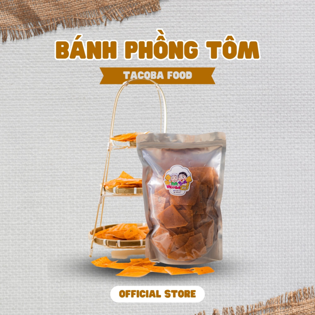 Đặc sản Bánh phồng tôm Cà Mau | Tacoba Food