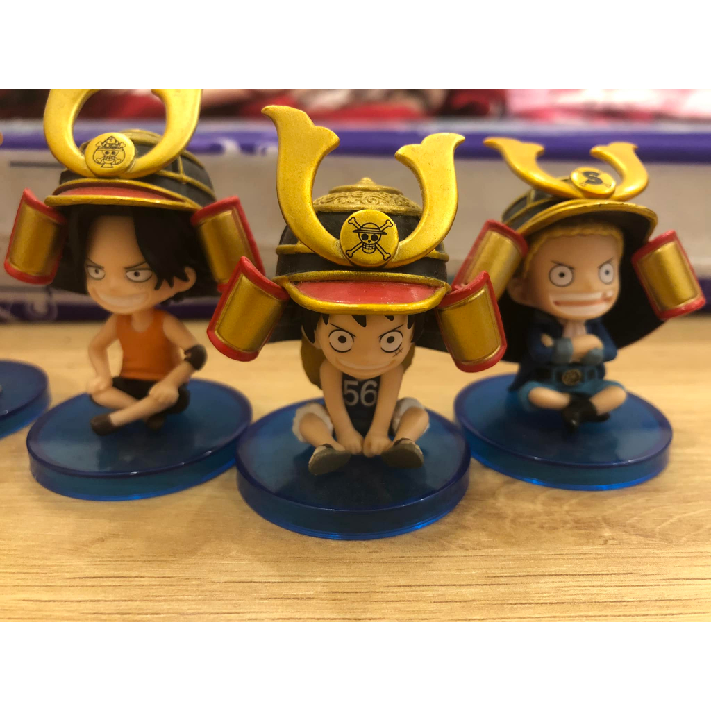 Mô hình WCF One Piece Combo Samurai Kid Luffy, Ace, Sabo Shopee Việt Nam