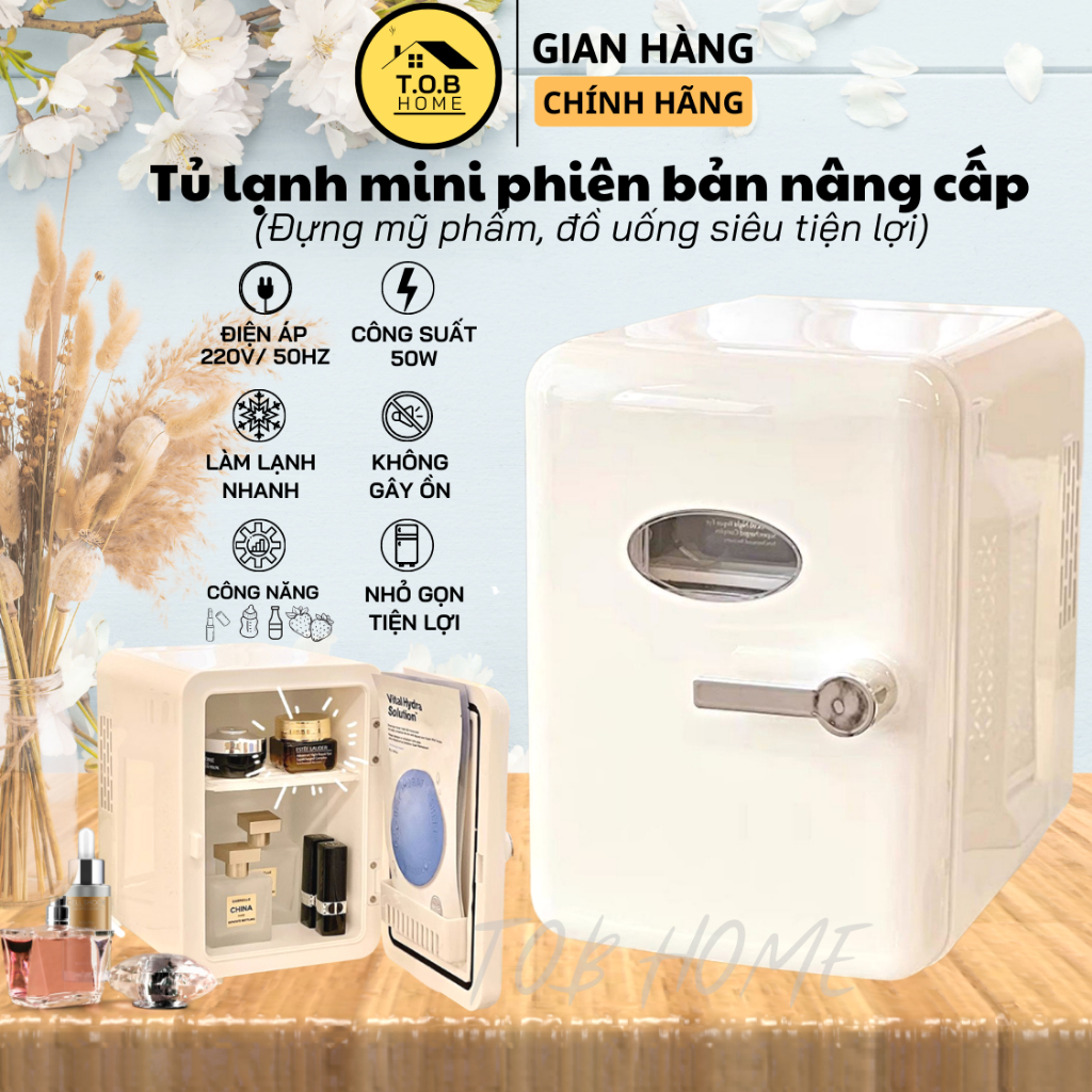 Tủ Lạnh Mini Đa Năng, Tủ Đựng Mĩ Phẩm, Đồ Uống Làm Lạnh Nhanh, Tiết ...
