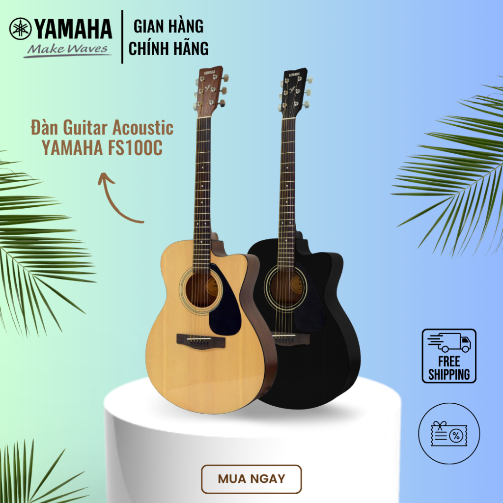 Đàn Guitar Acoustic YAMAHA FS100C Shopee Việt Nam