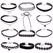 COMBO 5 MÓN Vòng Cổ choker Ren Phong Cách Hàn Quốc Thời Trang Cho Nữ