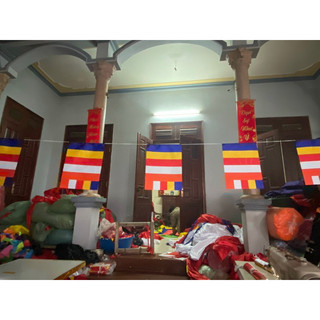 Chính Khí Phật Giáo 🇻🇳 Cờ Dây Ngũ Sắc Truyền Thống Chuẩn Cao Cấp, Chuyên Sỉ Giá Xưởng SLL