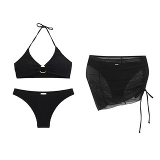 Bikini cao cấp 3 mảnh kèm khăn voan ngoài thời trang gợi cảm cho nữ