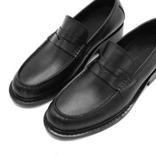 Giày Loafer Classic D1 - JOG04 , da bò nappa nguyên tấm , đế phíp gỗ cao 3,8cm ( D1 )