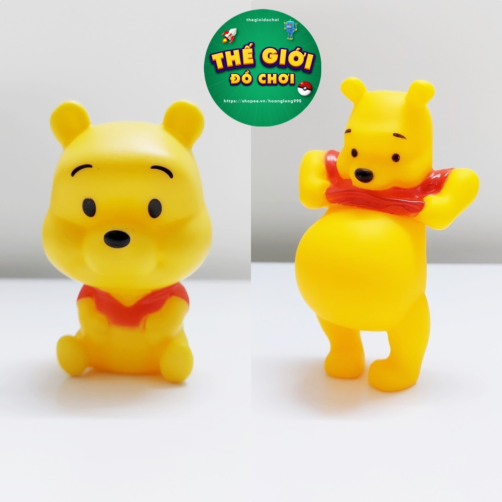 Mô Hình Gấu Pooh dễ thương, phụ kiện chụp hình, trang trí bánh kem sinh ...