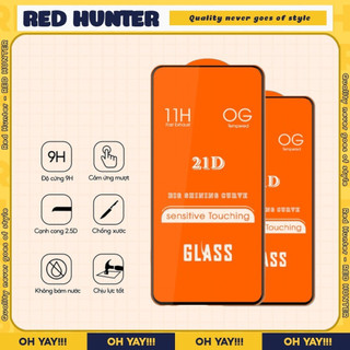 Kính cường lực 21D full màn ip RED HUNTER