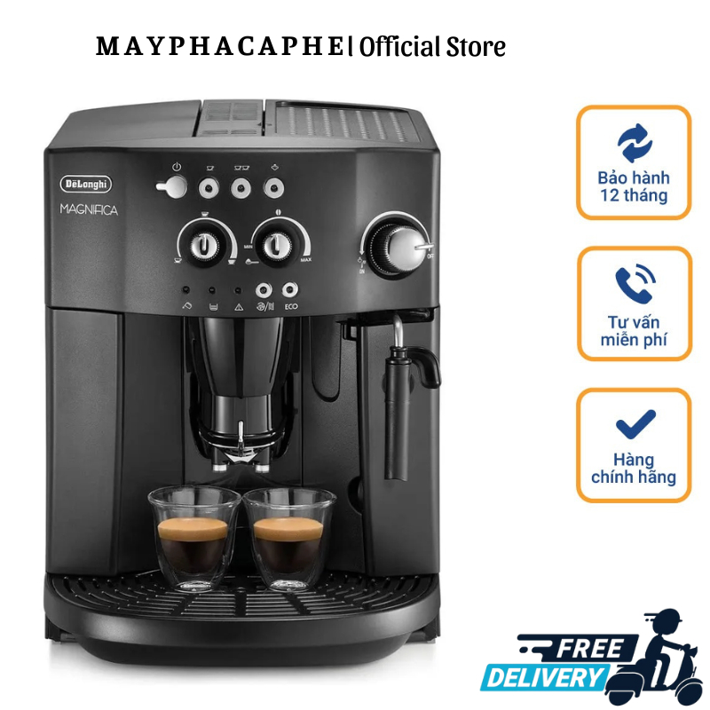 Máy Pha Cà Phê Tự Động Delonghi ESAM 4000, Máy Pha Cafe, Espresso