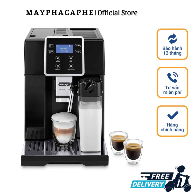 Máy Pha Cà Phê Tự Động DeLonghi PERFECTA EVO ESAM 420.40.B, Máy Pha