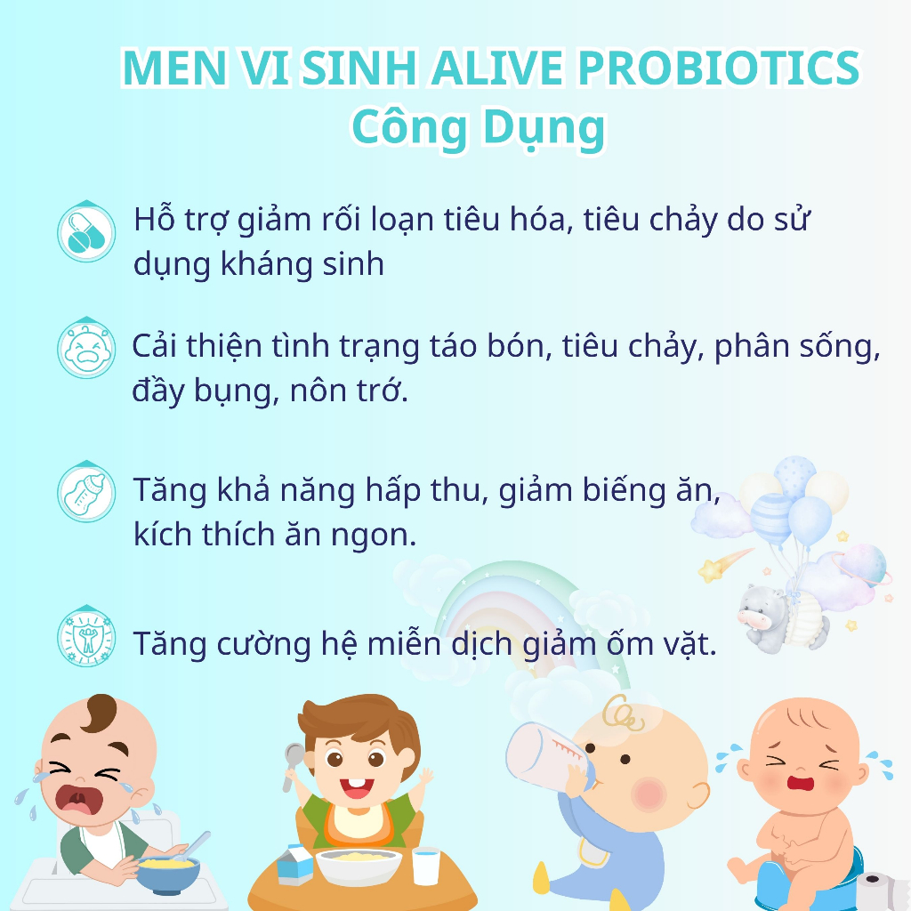 Ảnh Combo 10 Gói Men Vi Sinh NUTRIONELIFE Alive Probiotics Bổ Sung Lợi Khuẩn Hàn Quốc, Tăng Cường Miễn Dịch 2g/Gói 4