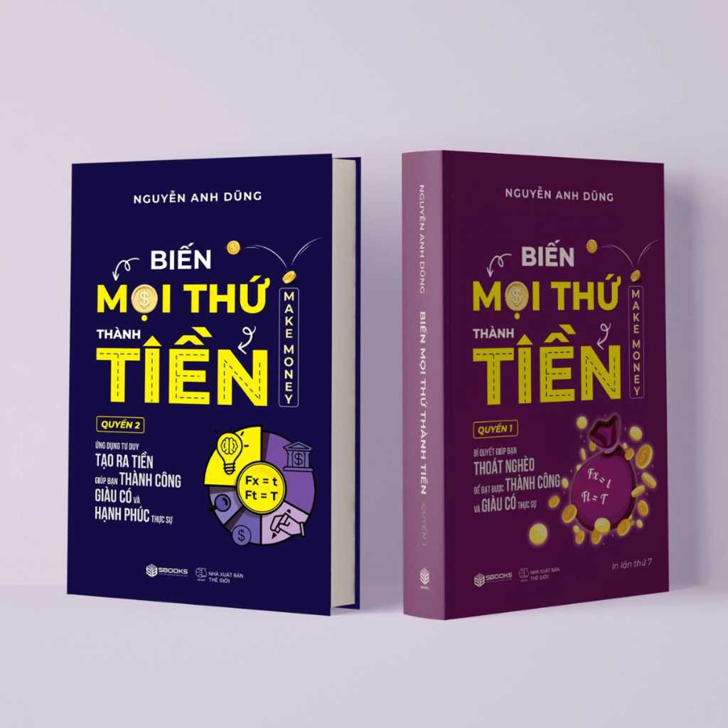 Mua Combo Sách Biến Mọi Thứ Thành Tiền – Make Money – Quyển 1 + Quyển 2 (Bộ 2 Cuốn)