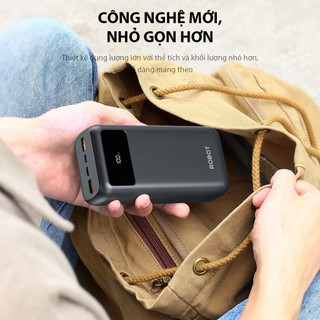 Pin sạc dự phòng RT32 30000 mAh công suất 22.5W ROBOT chính hãng bảo hành 12 tháng