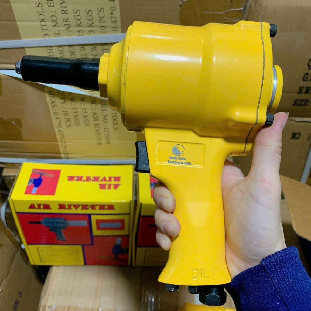 Súng bắn đinh rút (đinh tán- rive) bằng hơi thương hiệu PLM | Shopee ...