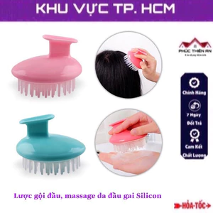 Lược gội đầu, massage da đầu, gai chất liệu Silicon
