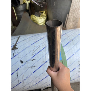 ⭐Ống Inox rỗng Phi 43 - dầy 2mm⭐ Ống Inox trang trí Sus 304 - Hỗ trợ cắt theo yêu cầu