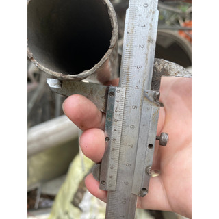 ⭐Ống Inox rỗng Phi 43 - dầy 2mm⭐ Ống Inox trang trí Sus 304 - Hỗ trợ cắt theo yêu cầu