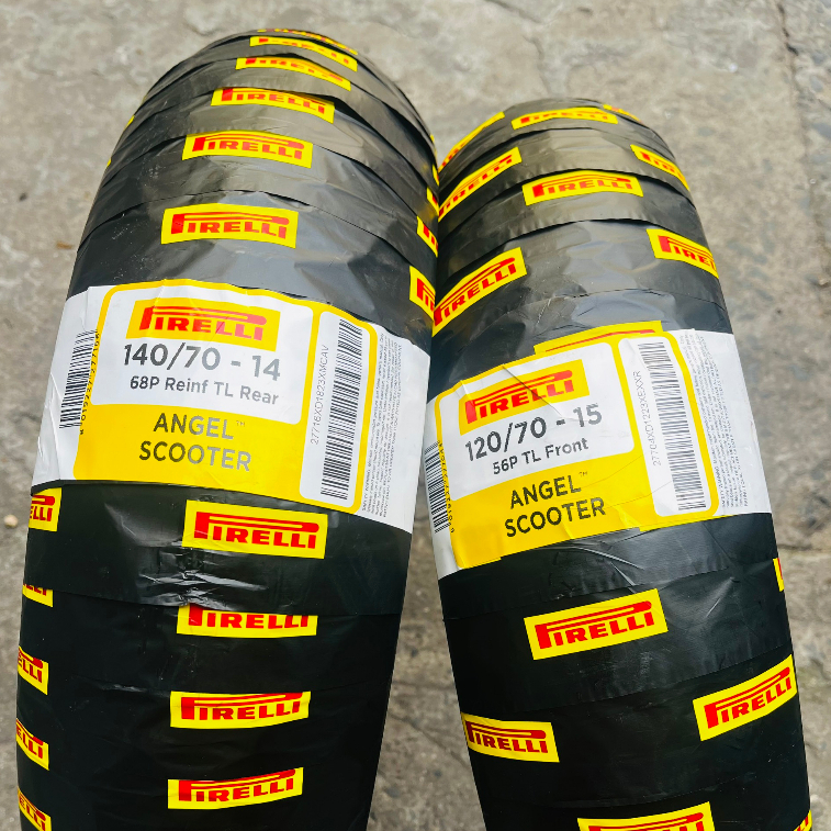 (120/70-15 TL & 140/70-14 TL) Vỏ Pirelli Angel Scooter size cho xe tay ga  yamaha xmax 300 va forza300