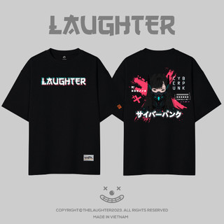 Local brand LAUGHTER ANIME GIRL T-SHIRT - Áo phông Oversize Streetwear