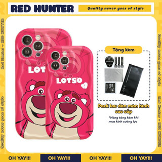 Ốp lưng iphone cạnh sóng shin lotso 6/6splus/7/7plus/8/8plus/x/xs/11/12/13/14/pro/max/plus/promax  REDHUNTER