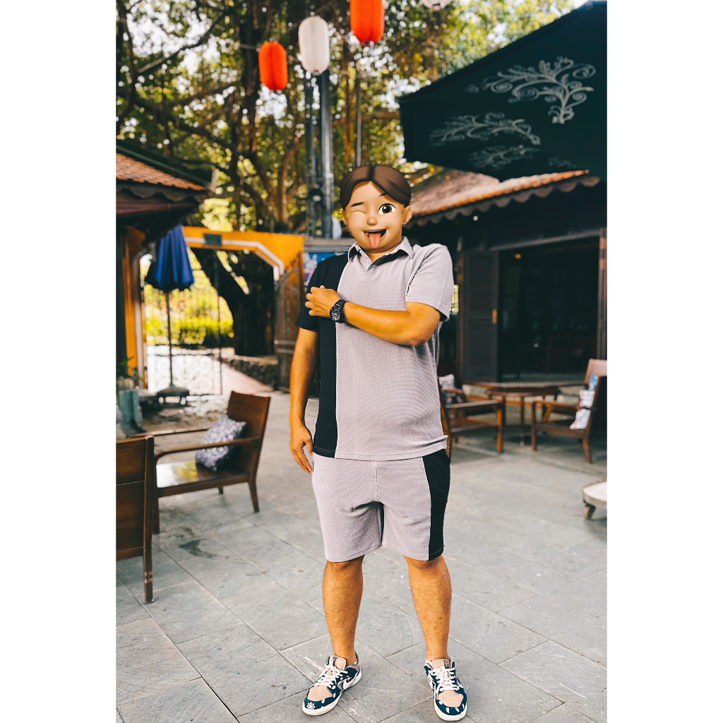 Quần short nam bigsize, phối màu xám đen quần đùi nam chất dày dặn co giãn cực tốt mềm mịn không bai không xù - Toplevel