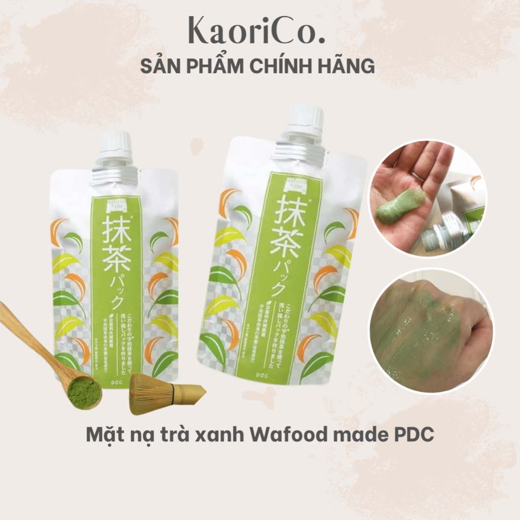 Mặt nạ trà xanh mask Wafood made PDC Nhật Bản 170g sáng mịn da | Shopee ...