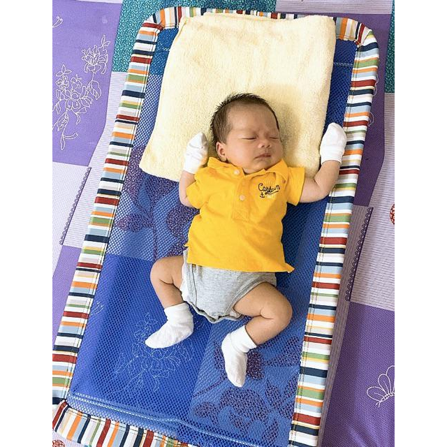 Giường lưới điều hoà cho bé 100cmx60cm  vuông tròn