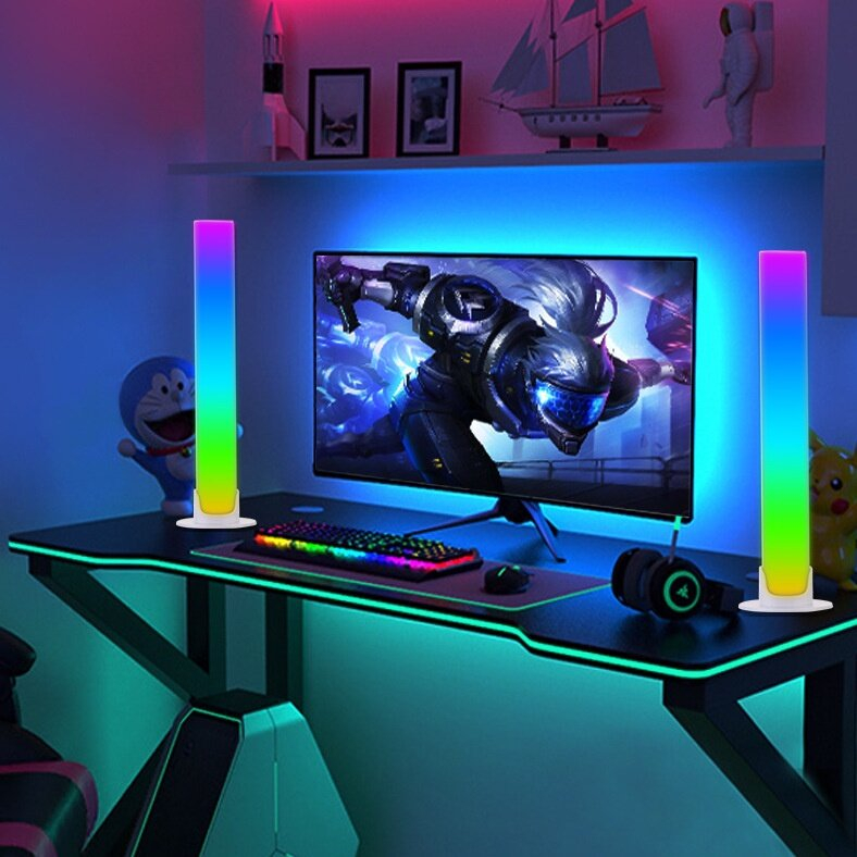 Đèn LED Cây RGB, Trang Trí PC & ÔTÔ, Đồ Decor Phòng, Điều Khiển Bằng ...