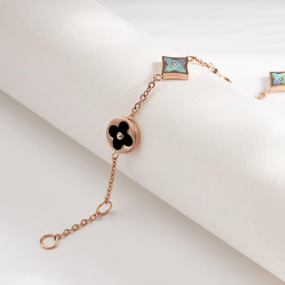 Vòng tay nữ LAMY Four Leaf Flower Bracelet Silver 2020