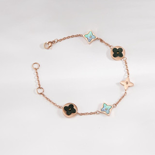 Vòng tay nữ LAMY Four Leaf Flower Bracelet Silver 2020