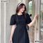 Đầm công sở chạy chỉ tùng xoè BEMINE MT6436