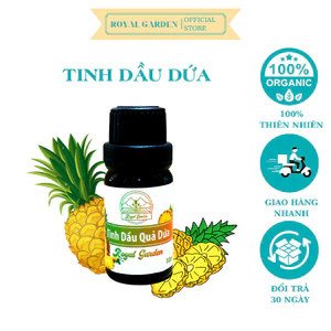 Tinh Dầu Dứa Nguyên Chất Royal 50ml Giảm Stress Khử Mùi Chống Say Xe Hàng Chính Hãng