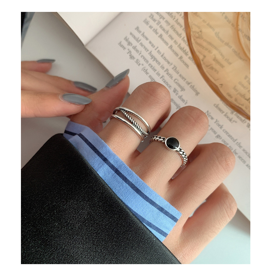 Women's 925 Silver Ring, adjustable by Boho Accessories (SG)